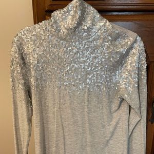 Express turtleneck. Sequins. NWT. Medium